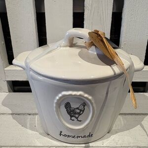 Rae Dunn Cream Ceramic “Farmhouse” Ramekin